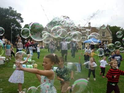 bubble wedding