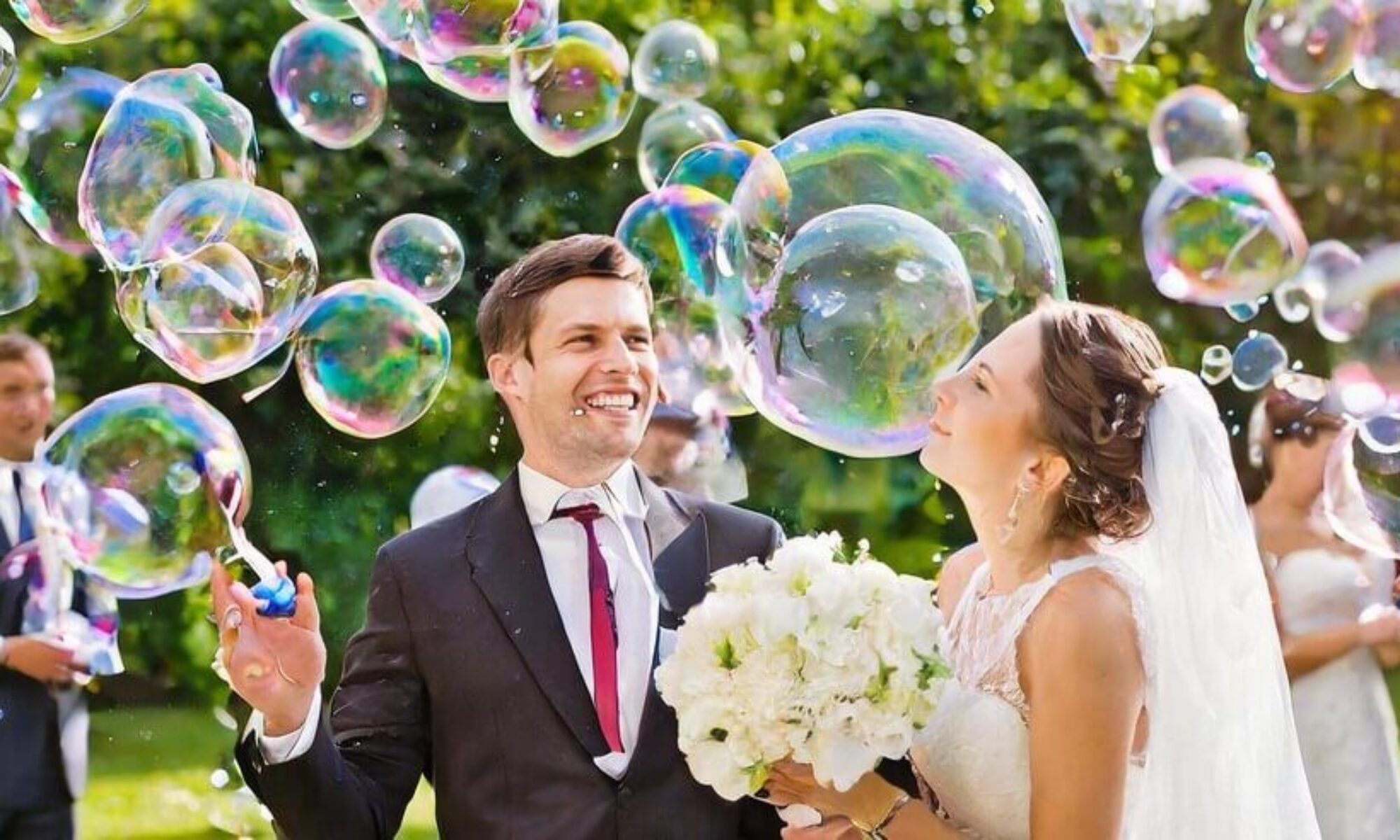 wedding bubbles