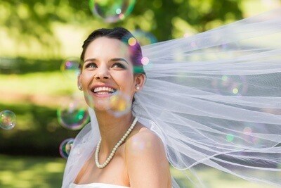 bubble show wedding